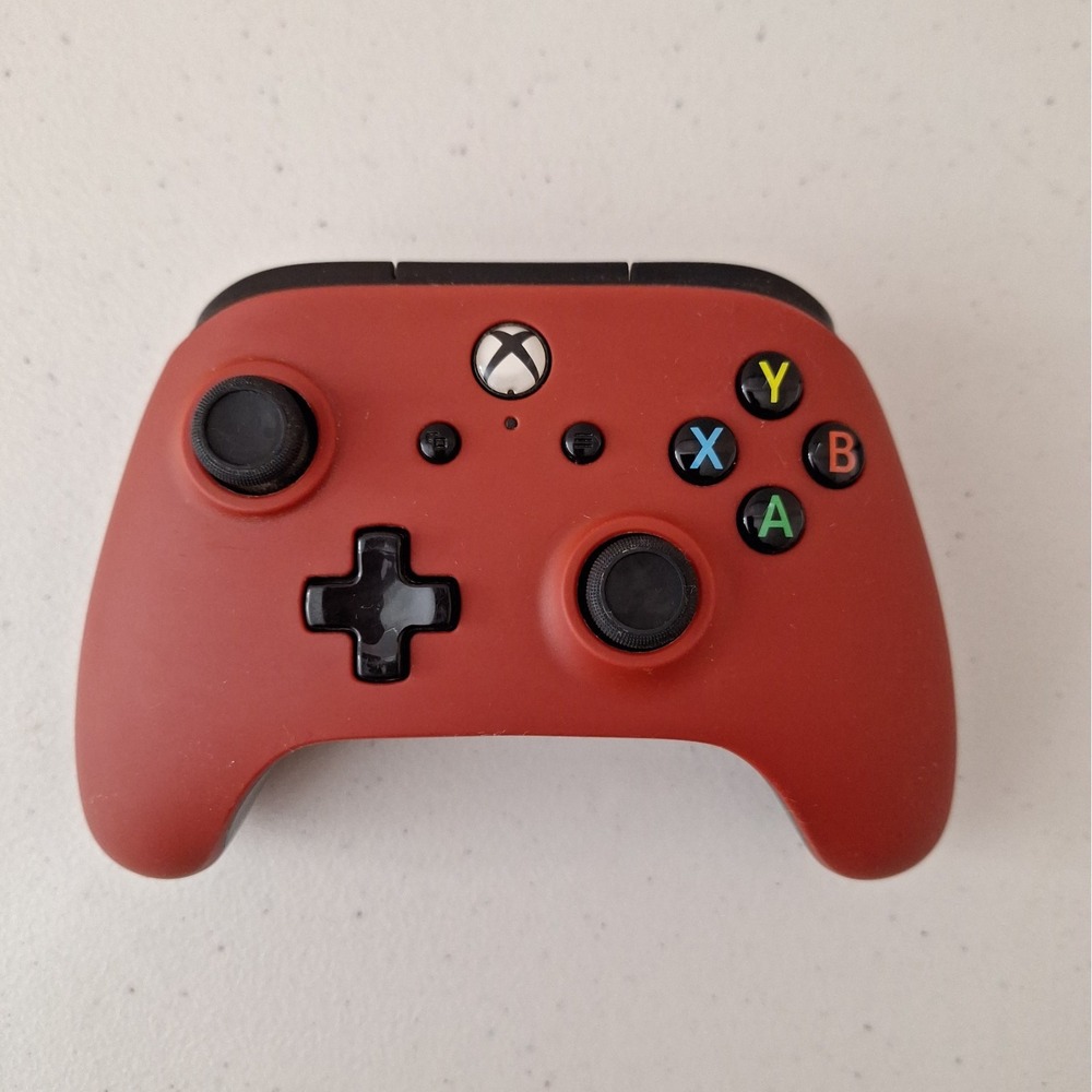 Power A Controller 1511648-01 Red Wired Xbox One Controller No Cable UNTESTED